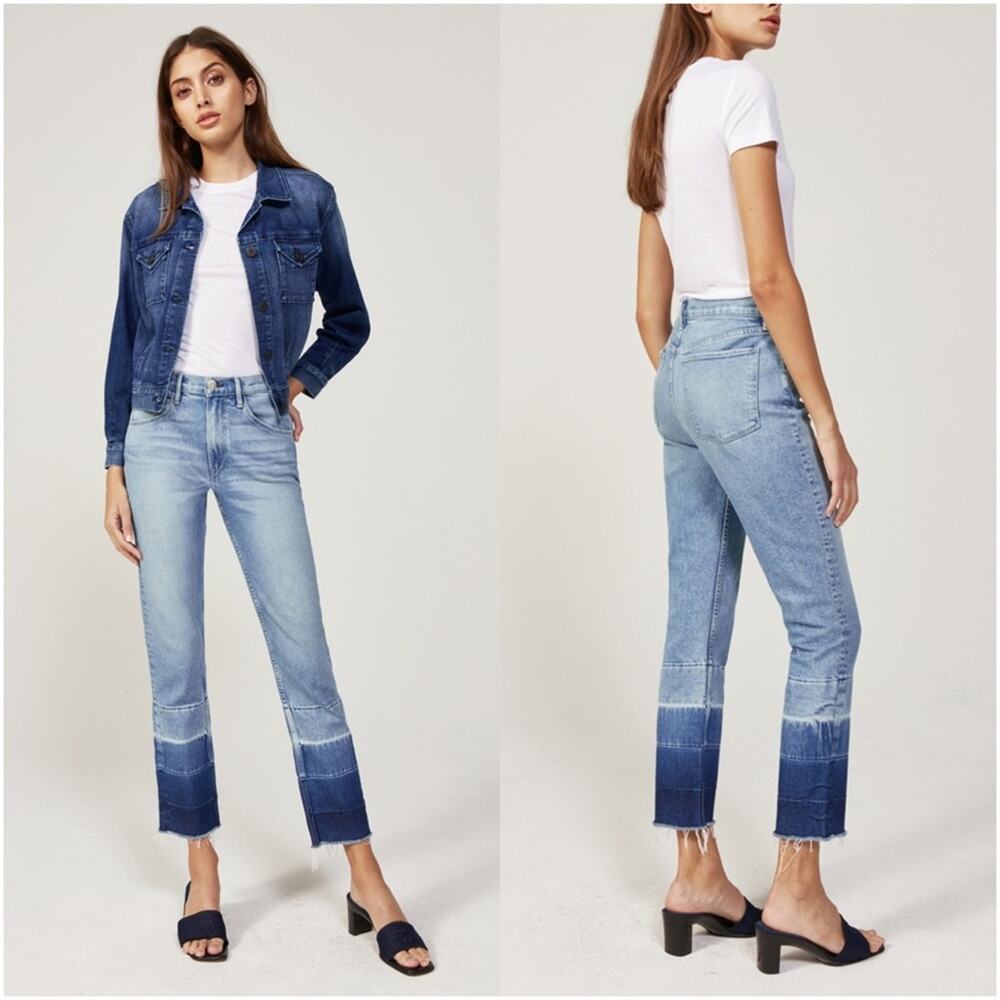 3x1 Shelter High-Rise Slim Fit Straight Cropped Jeans